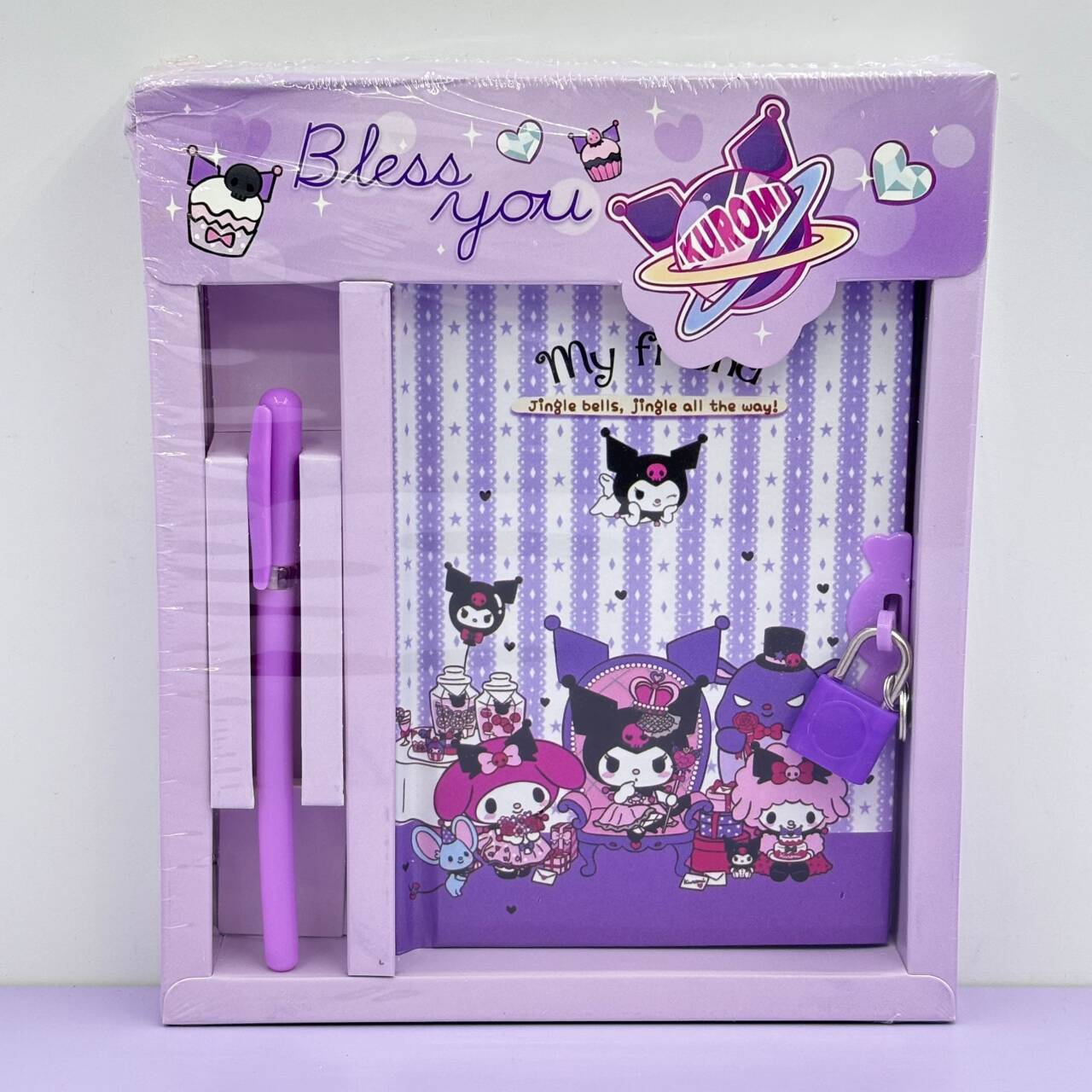 Kuromi Dairy with pen set